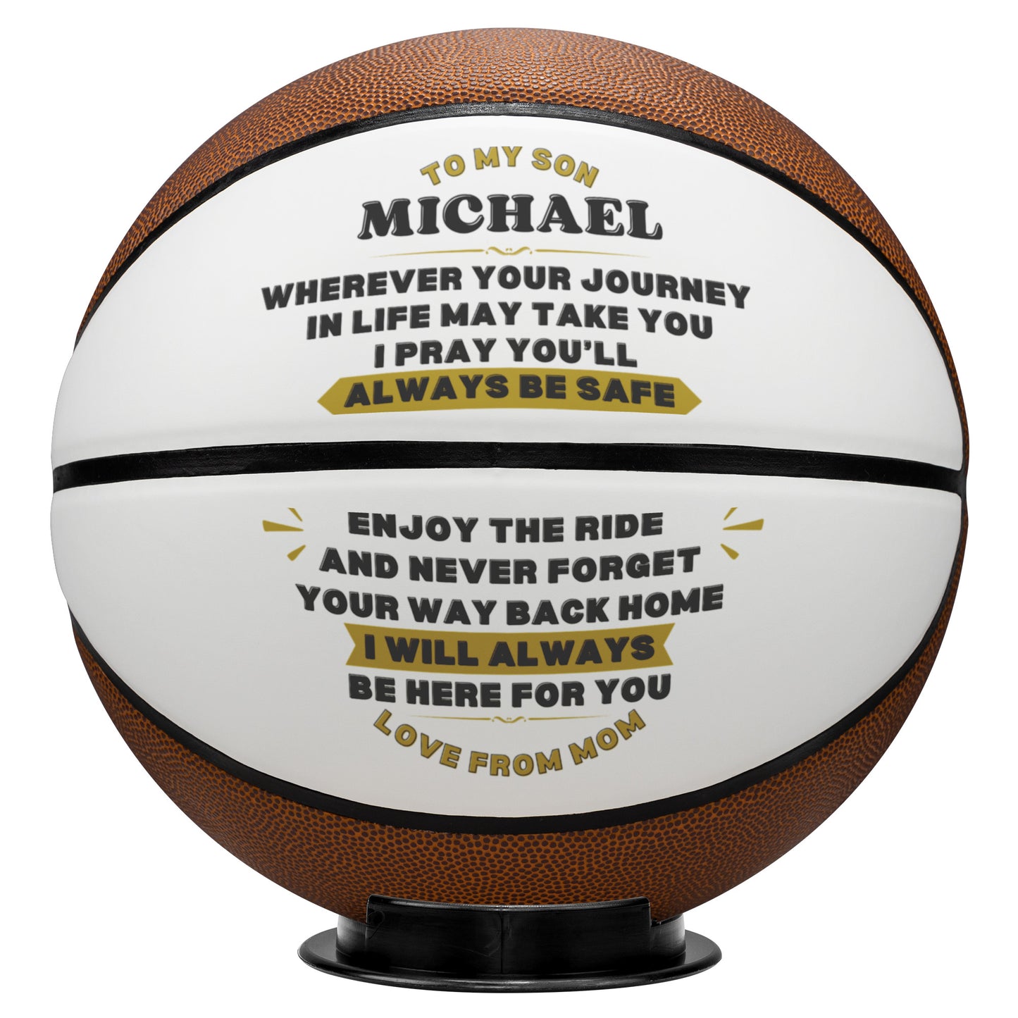 Custom Message Full Size Basketball