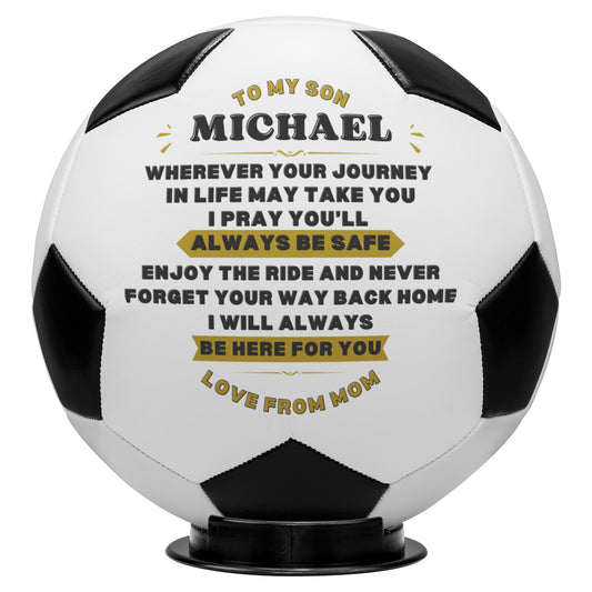 Custom Message Soccer Ball